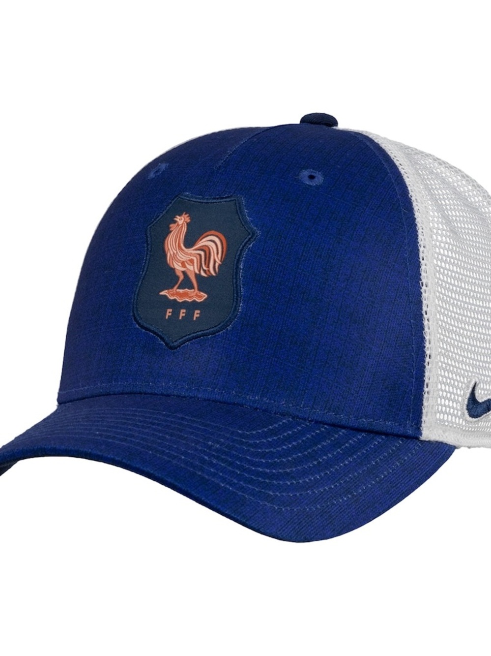 Nike France National Team Men’s Blue and White Trucker Cap with Rooster Crest